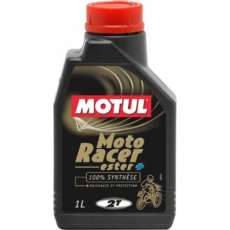 4x Huile Motul moto Racer 2T bidon de 1 Litre
