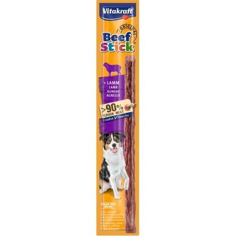 Golosina para perros de carne de res y cordero, 12 g - Vitokraft