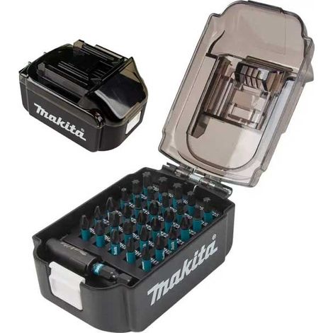 Makita E-03084 31 Pc Black Impact Driver Impact Screwdriver Bit Set Battery Case (1/5)