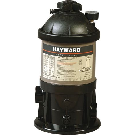 Hayward – Filtre à cartouche de piscine – Finesse de filtration 15-20 microns – Conception anti-corrosion – Économie d'eau sans contre-lavage
