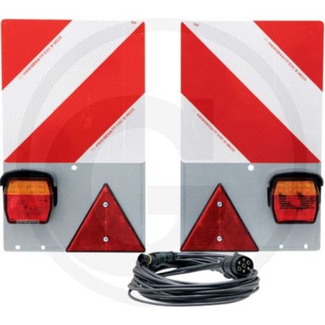 Kit panel de señalización NEWGARDENSTORE para tractor agrícola 2070010012