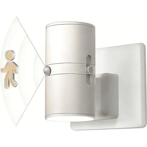 Veilleuse avec détecteur de mouvement, 1 pièce, pour prise, blanc chaud, 3000 K, luminosité réglable 0-100 lm, intensité variable, pour intérieur, pour couloir, chambre, escalier, couloir (1/5)
