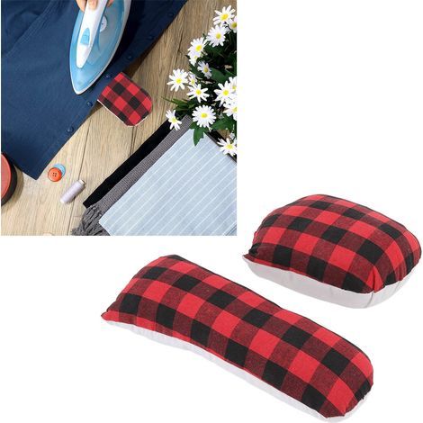 Set of 2 sewing rollers for ironing curved sleeves and hems, dry cleaning tools for tailors. (1/5)