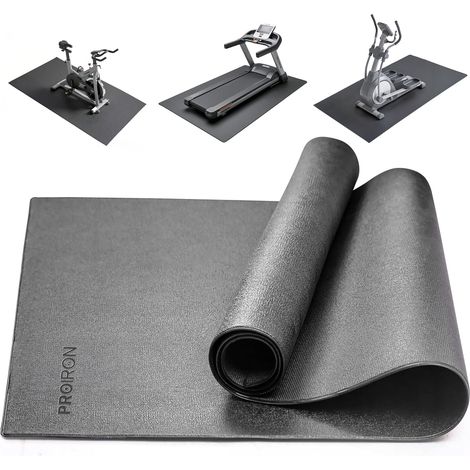 Tapis Home Trainer Protection des Sols Tapis de Sport Fitness a la Maison pour Machines d'entraînements physiques pour vélos d’Appartements, Rameurs (1/5)