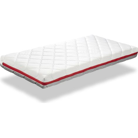 Babymatratze 70x140 CANDY Höhe 11 CM - Kindermatratze - Abnehmbarer, waschbarer, viscoelastischer und atmungsaktiver Schaumstoff-DORMALIT (1/5)
