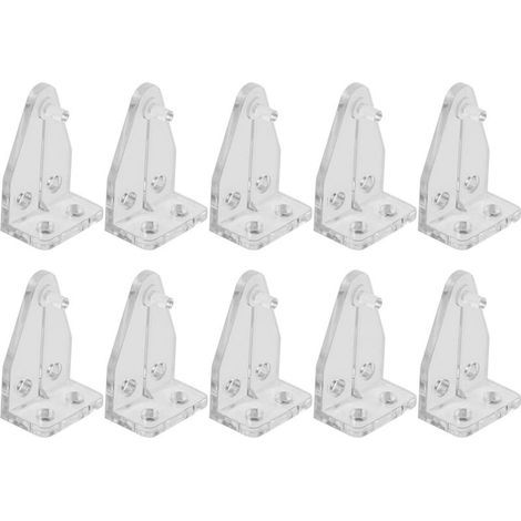 Set of 8 clear plastic bottom hooks for Venetian blinds - Replacement for horizontal blinds (1/5)