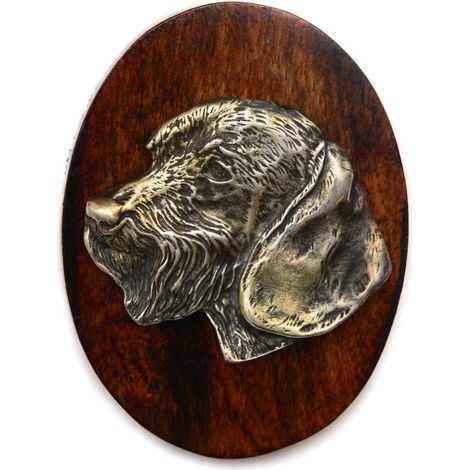 Broche Teckel à poil dur pour exposition canine, pince à bavoir, épinglette pour chien par Art-Dog (1/4)