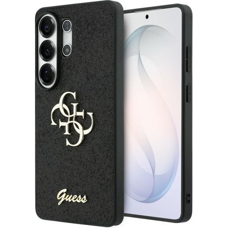 Guess Fixed Glitter Big 4G Metal Logo Hülle für Samsung Galaxy S26 Ultra schwarz (1/5)