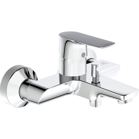 Ideal Standard Grifo de bañera visto Connect Air, Salida 174mm, Cromo, A7033AA