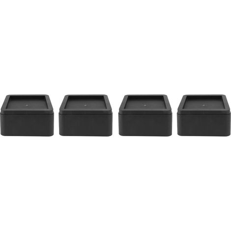 Set mit 4 rechteckigen Möbelfüßen aus Kunststoff, 7,6 cm (3 Zoll), für Sofa, Bett, Schreibtisch, Stuhl oder Sessel. Wohnaccessoires. (1/5)