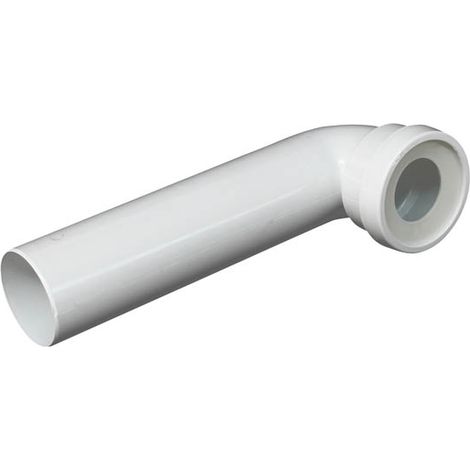 Pipe longue 90° blanche 0,40m