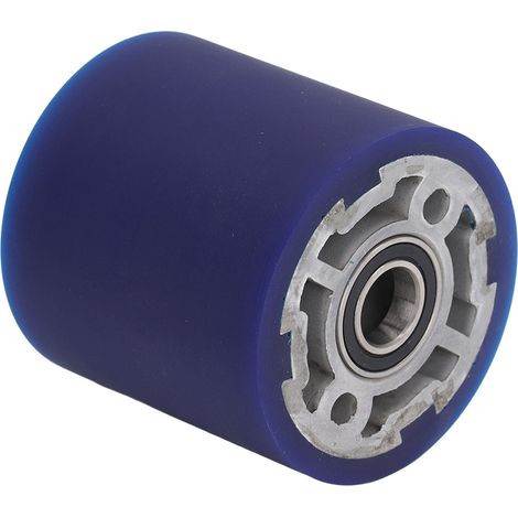 Roue de pression en caoutchouc PU avec noyau aluminium pour machine à chant bordeur, roulement résistant, 70x70mm trou 15mm, 1 pièce (1/5)