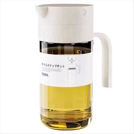 Bouteille D'Huile de Cuisine Distributeur D'Huile D'Olive Bouteille de Vinaigrette à Retournement Automatique Huilier (1/5)