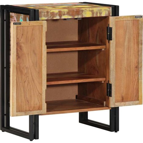 Armoire à chaussures - Meuble à chaussures Multicolore Bois massif de récupération fr7106 - Maison La Vie (1/5)