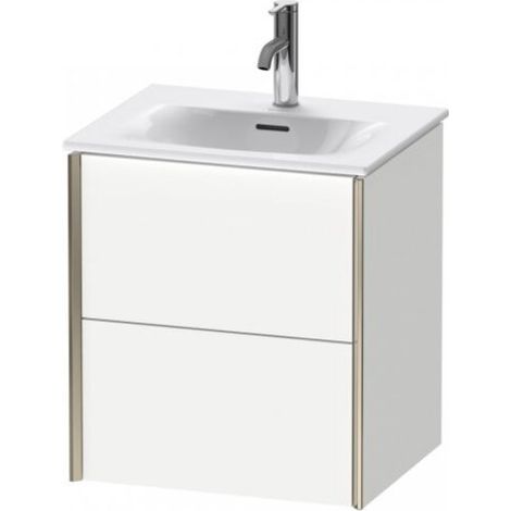 Support de lavabo sous plan XVIU 557x510x420mm Prof. Champ blanc mat (1/3)