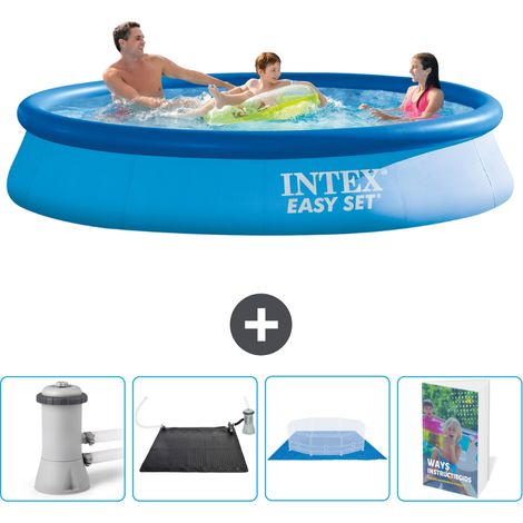Intex Piscina Easy Set Rotonda - 366x76 cm - 7-pezzi  SCB110 (1/5)