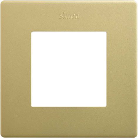 SIMON 270 Marco estética icon con 1 elemento bronce 27000610-097