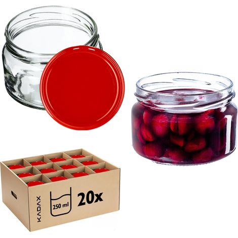 KADAX Glas Klara 250ml fi82 TO-250/1 Paket 20 Stück (1/5)