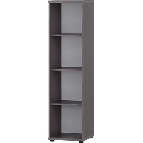 Étagère, Décor Frêne Gris, 39,3 x 39,5 x 152,8 cm (1/3)