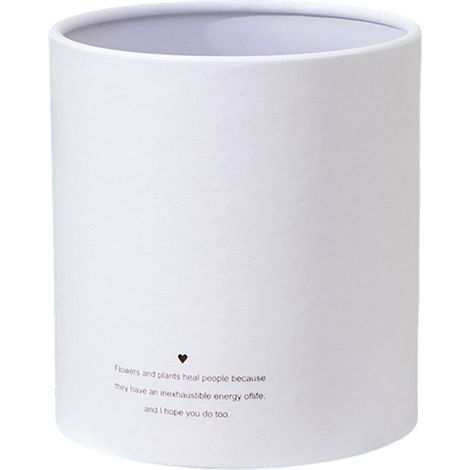 Seau à fleurs en papier compact, joli support de Bouquet-Blanc (1/2)