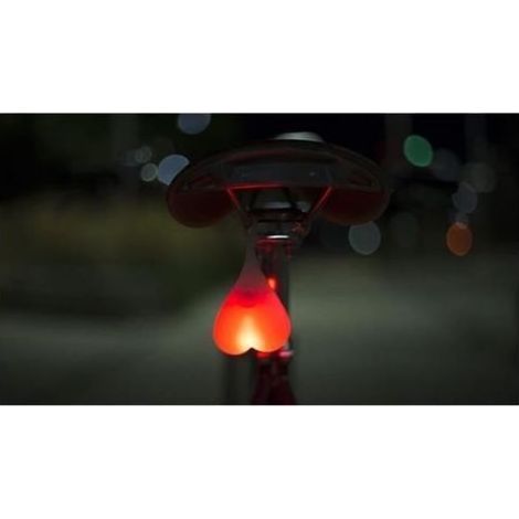 pair Lumière LED feu arrière pour vélo cyclisme - BIKE BALLS - Rouge - Pour être vu - Sangle intégrée - 3 modes (1/3)