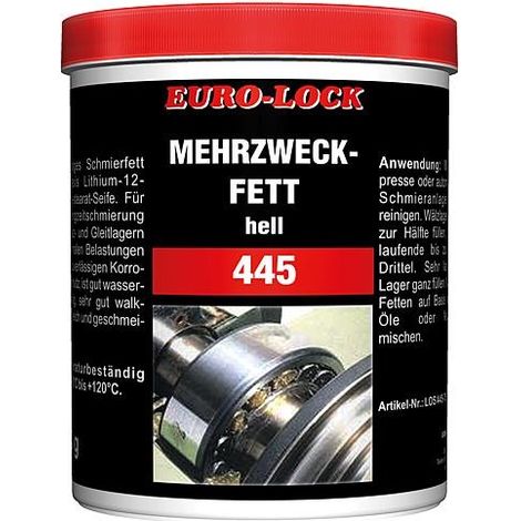 Graisse polyvalente de couleur marron clair, EURO-LOCK LOS 445, boîte 750g