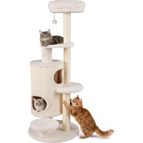 COSTWAY Albero per Gatti da Interno Alto 150 cm (1/5)