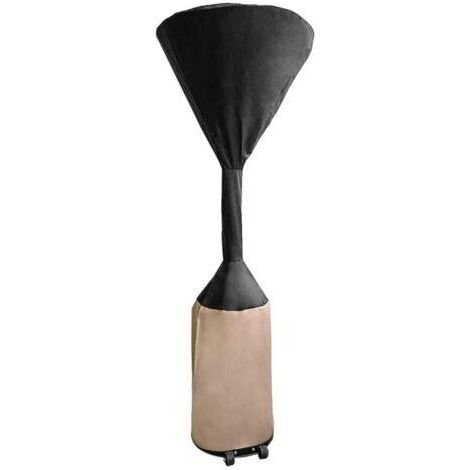BUNTHAUS (241cm Haute) Housse pour Parasol Chauffant, Housses de Chauffage Extérieur Durable et résistant à l'eau pour dôme Rond de 86 cm et Base carrée de 48cm (1/5)