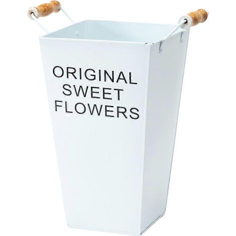 Seau à fleurs en métal fer forgé pour boutique de fleurs, fête, mariage, décoration intérieure, vase pour compositions florales