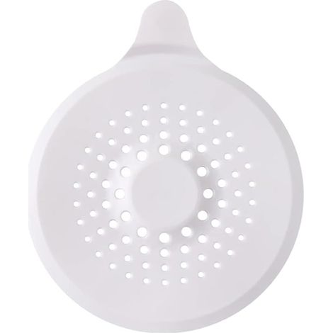 Couvercle de siphon de sol en silicone anti-obstruction pour lavabo, filtre anti-cheveux pour siphon de salle de bain, filtre d'égout (1/5)