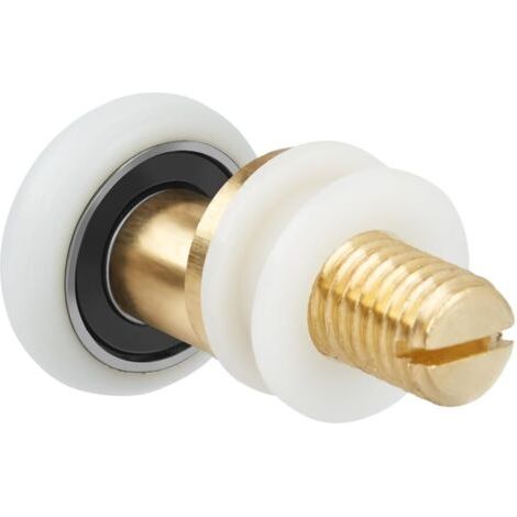 BUNTHAUS Roulette de Porte de Douche, 23mm Roulette Porte Coulissante Douche de Remplacement pour Rouleau kit 8 Pièces (1/5)