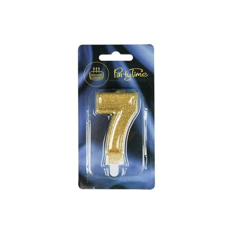 Premium-Kerze 7 Gold