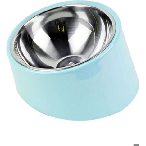 Gamelle inclinée - OKZ - Standard - Antidérapante - Support mélamine - Bol inox amovible