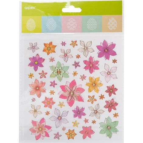 Autocollants de fleurs assortis