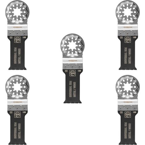Fein 5x Lame de scie universelle E-Cut Starlock 28 mm - 63502222230 (1/7)