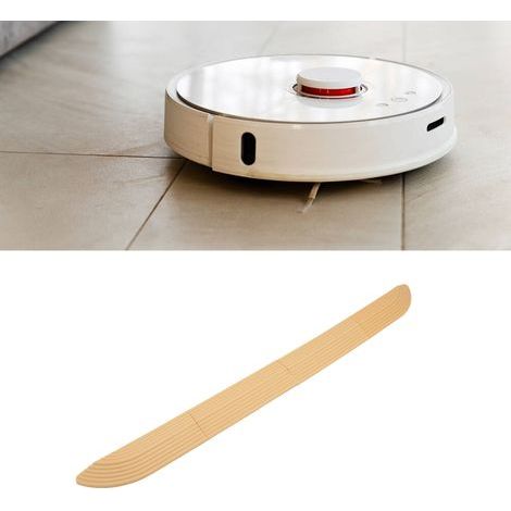 4PCS Seuil de Porte Universel en Caoutchouc, Protection de Seuil pour Porte, Escalier et Fauteuil Roulant, Montage Facile, Couleur Beige (1/5)