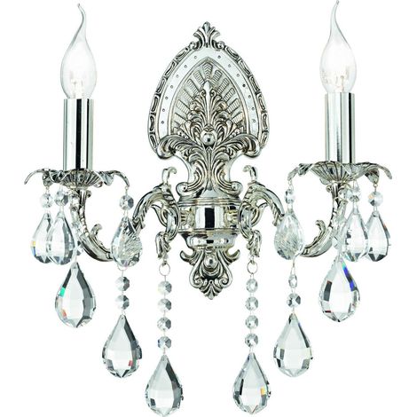 Wandleuchte Colorno, Silber (1/3)