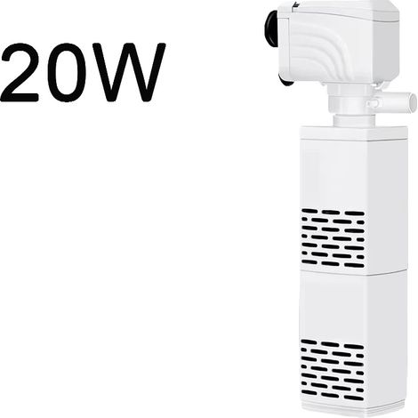 Pompe de Filtre pour Aquarium, Fonctionnement Multifonctionnel, Design Compact, 20W type carré, 220v-b (1/2)