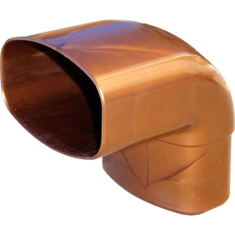 Coude PVC 87°30 MF pour tube BEST Ø92x57 - effet cuivre - First Plast (1/2)