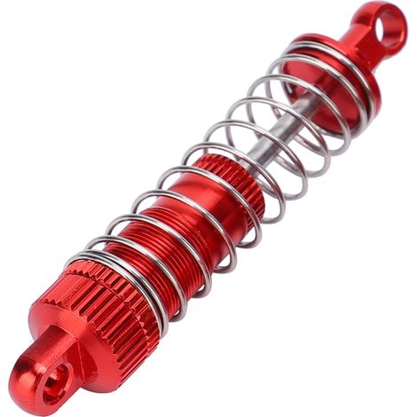 4 pièces amortisseurs alliage d'aluminium ressort pour véhicule radiocommandé MN 1/12 D90 - Rouge (1/5)
