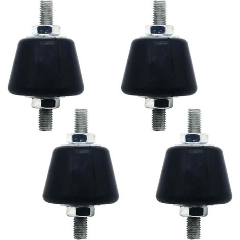 Silent Bloc Conique - M8 - Pour Fixation Murale Climatiseur Réversible - Lot De 4 (1/5)