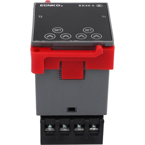 Relais temporisé multifonction avec socle, écran LCD, cycle marche/arrêt 1s, temporisation 0,1s-99h, AC220V (1/5)