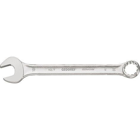 Llave mixto DIN 3113 A, ISO 3318, lado e/planos : 20 mm, Largo 240 mm