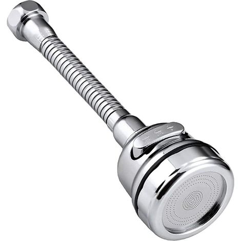 Rallonge Robinet Cuisine, Brise jet Robinet Cuisine, 360°Pivotant Economie d'eau Robinet de Cuisine, avec 4 accessoires, pour les Accessoires de Cuisine et de Salle de Bain (3 Modes) (1/5)