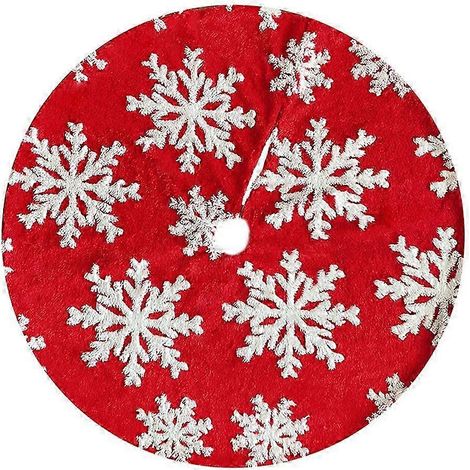 Jupe de sapin de Noël tendance, grande jupe ronde pour décorations et ornements de Noël (1/5)
