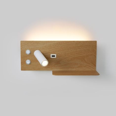 Aplique De Pared Para Lectura Con Puerto USB "Kerta" - (1/5)
