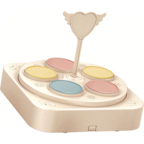 Présentoir à desserts rotatif automatique, présentoir à cupcakes, plateau pivotant pour fête d'anniversaire, 5 plateaux (1/5)