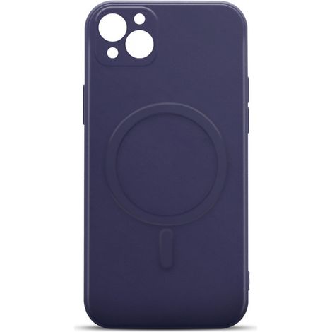 Coque souple compatible MagSafe pour iPhone 13 Mini - bleue (1/2)