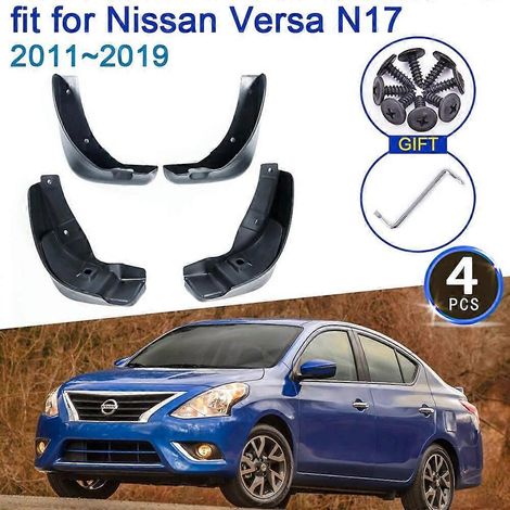 Schmutzfänger für Nissan Versa Limousine Almera Sunny Latio N17 20112019 4x Schmutzfänger Schutz Kotflügel Styling Zubehör Spritzschutz (1/5)