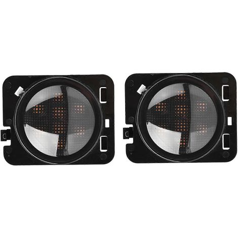 Paar LED-Kotflügelblinker und Seitenmarkierungsleuchten passend für Jeep Wrangler JK 2007-2015